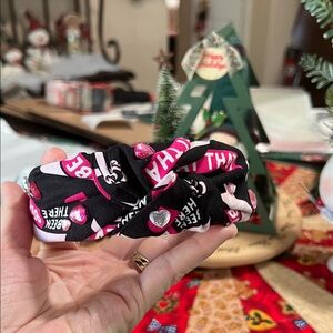 NEW BREAST CANCER Black and Pink Headband